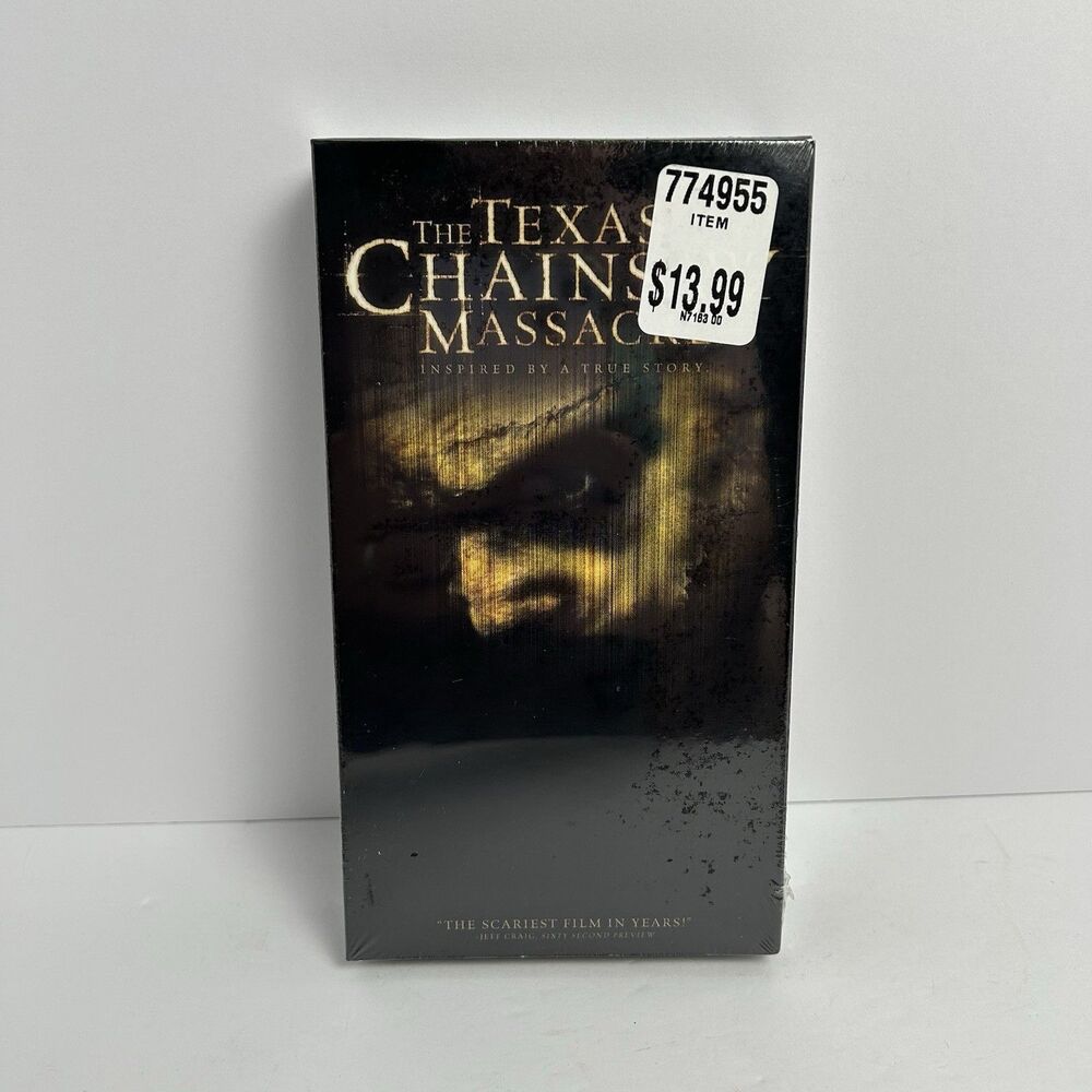 The Texas Chainsaw Massacre (VHS, 2004) Sealed Watermarks